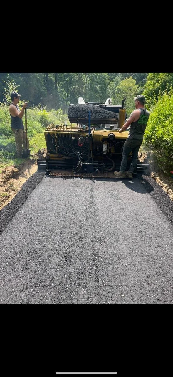 Asphalt paving project by J & M Group Michigan in Greenville, MI