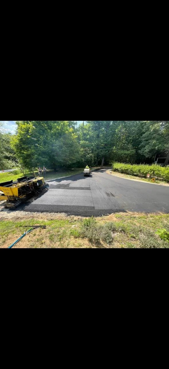 Asphalt paving project by J & M Group Michigan in Greenville, MI