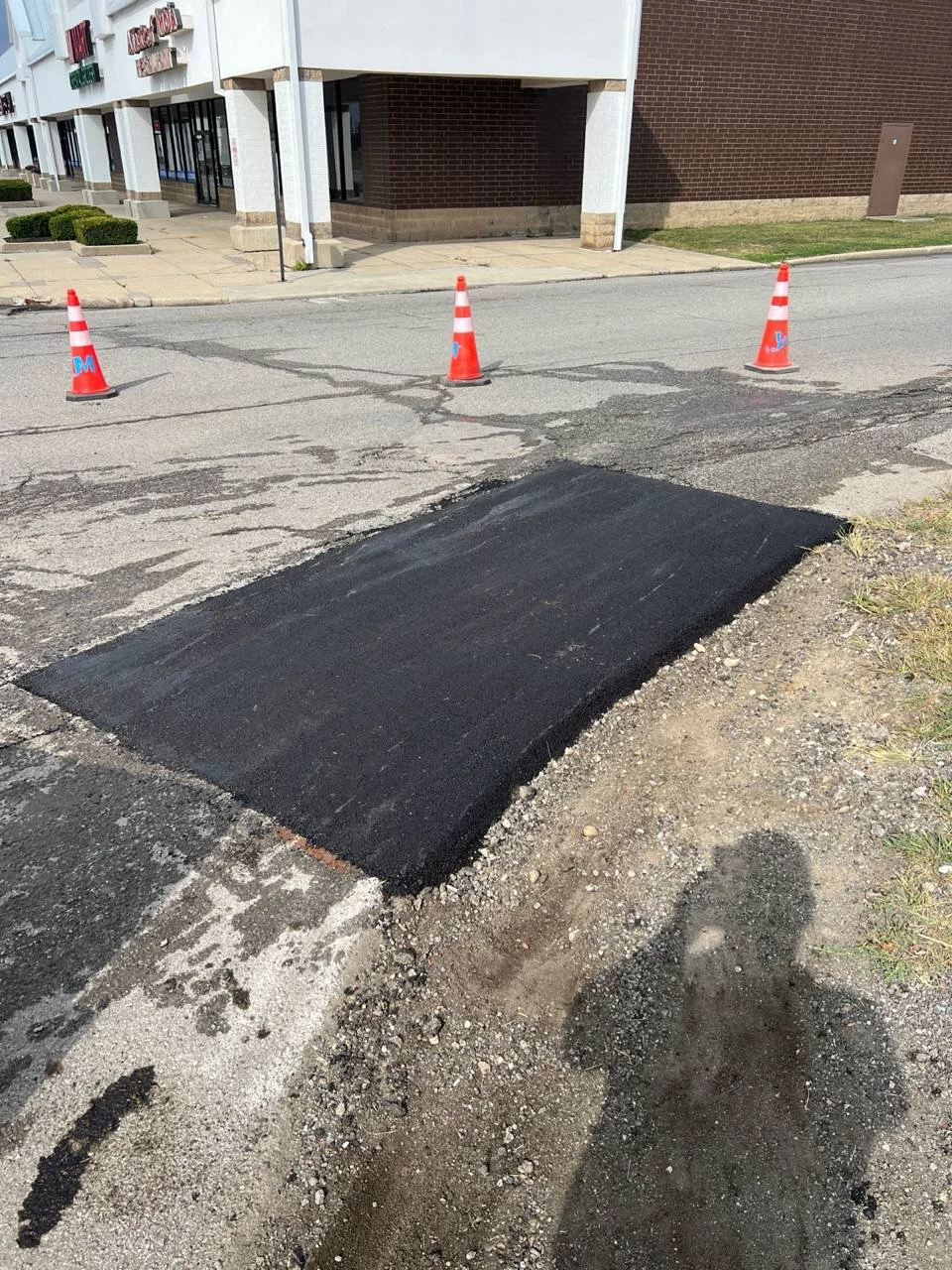Asphalt paving project by J & M Group Michigan in Greenville, MI