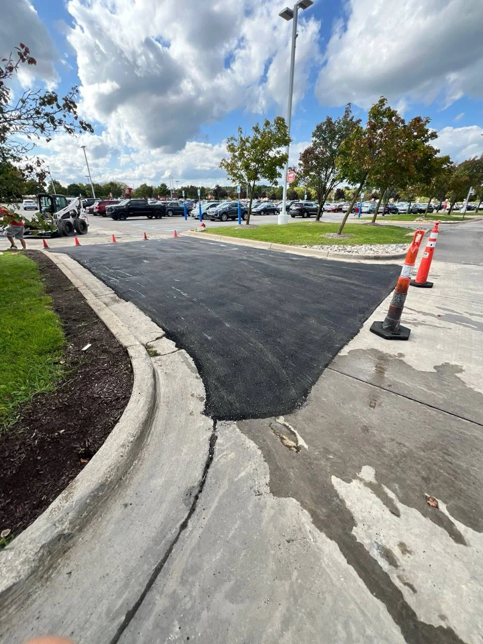Asphalt paving project by J & M Group Michigan in Greenville, MI