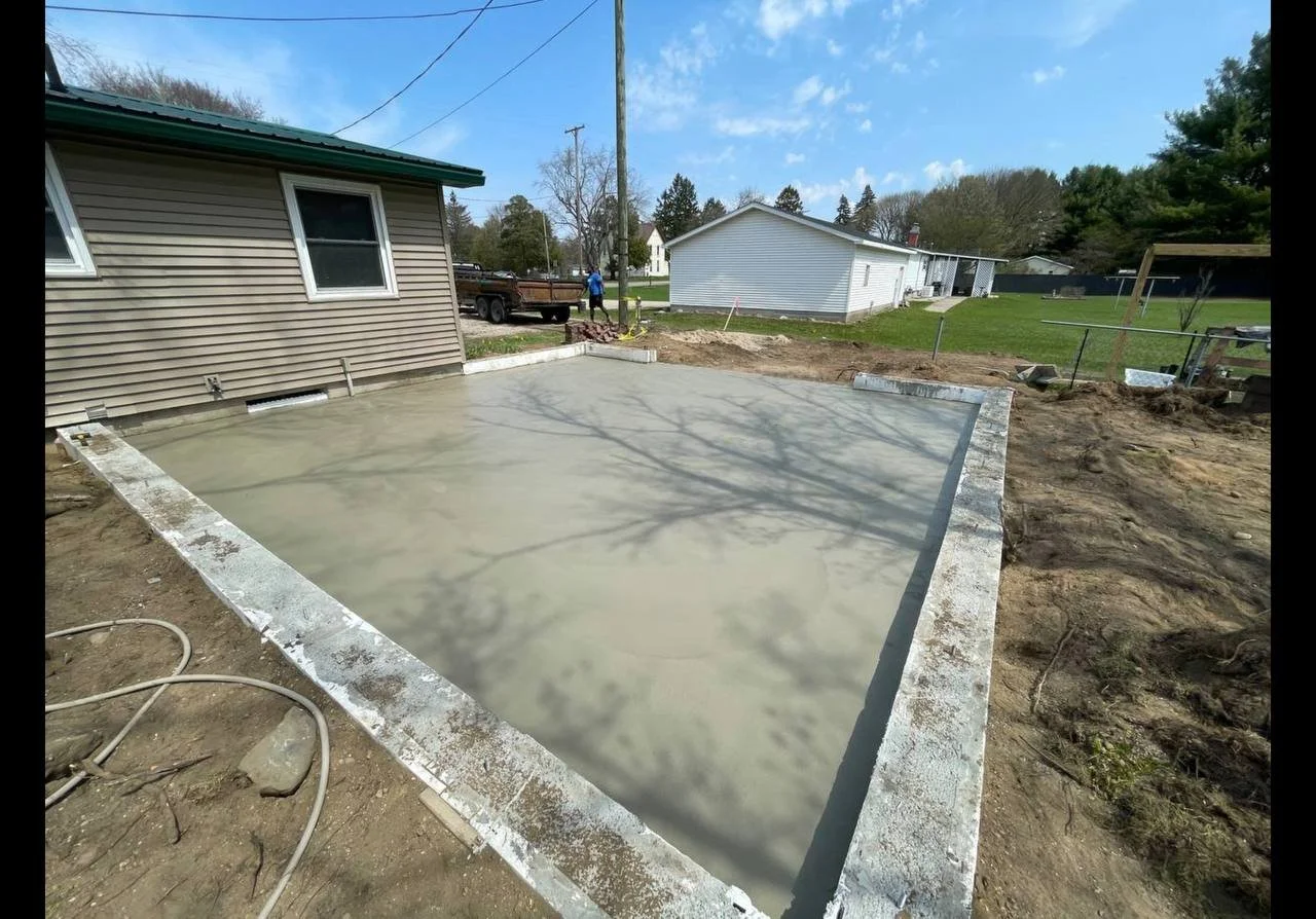 Concrete project by J & M Group Michigan in Greenville, MI
