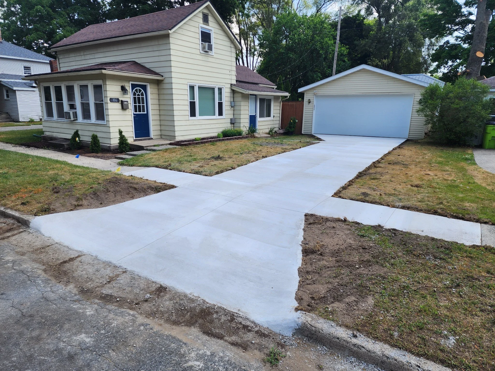 Concrete project by J & M Group Michigan in Greenville, MI