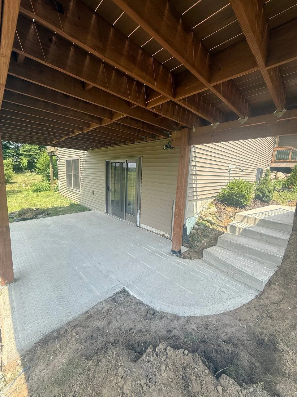 Concrete project by J & M Group Michigan in Greenville, MI