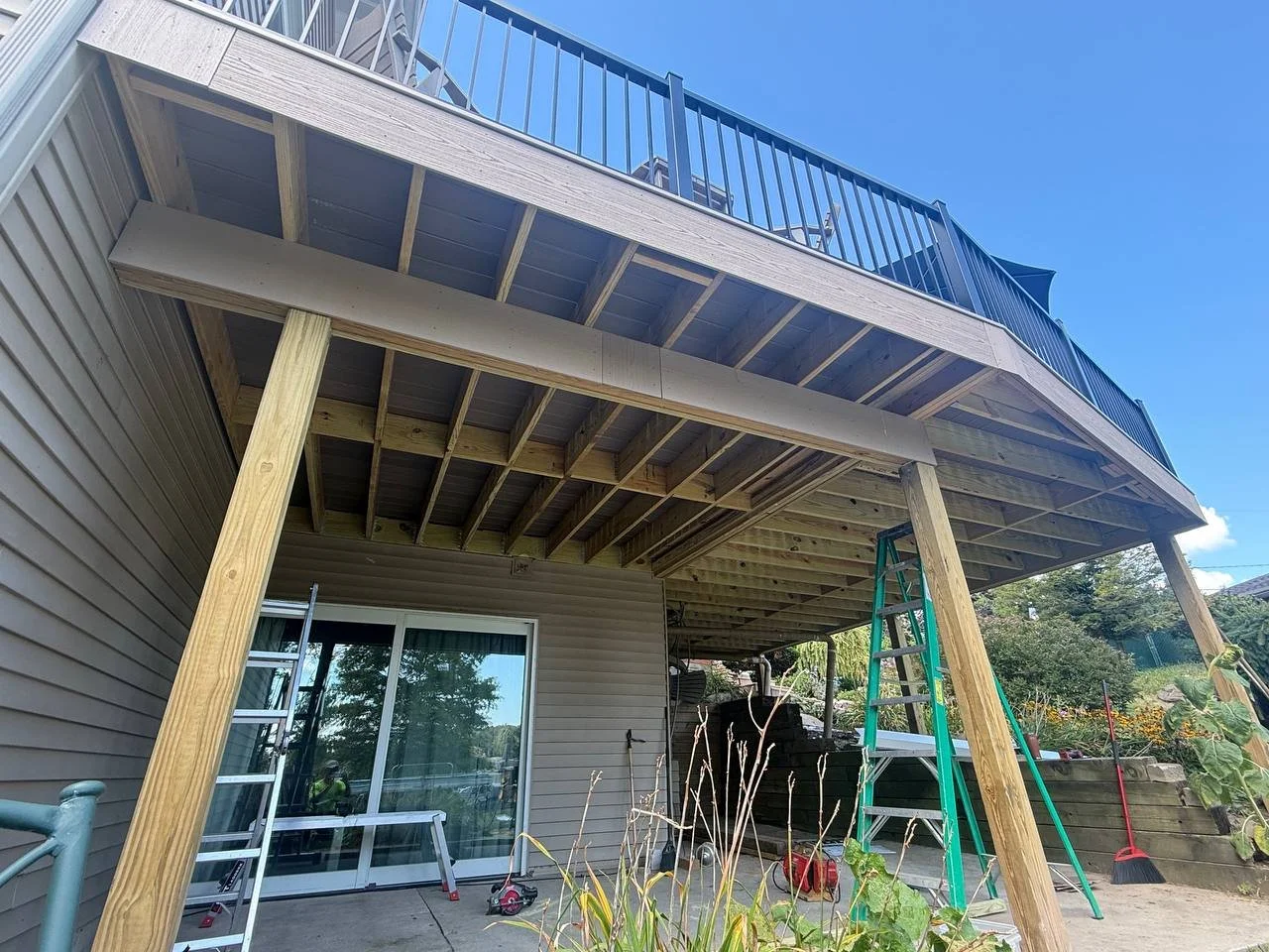 Custom deck project by J & M Group Michigan in Greenville, MI