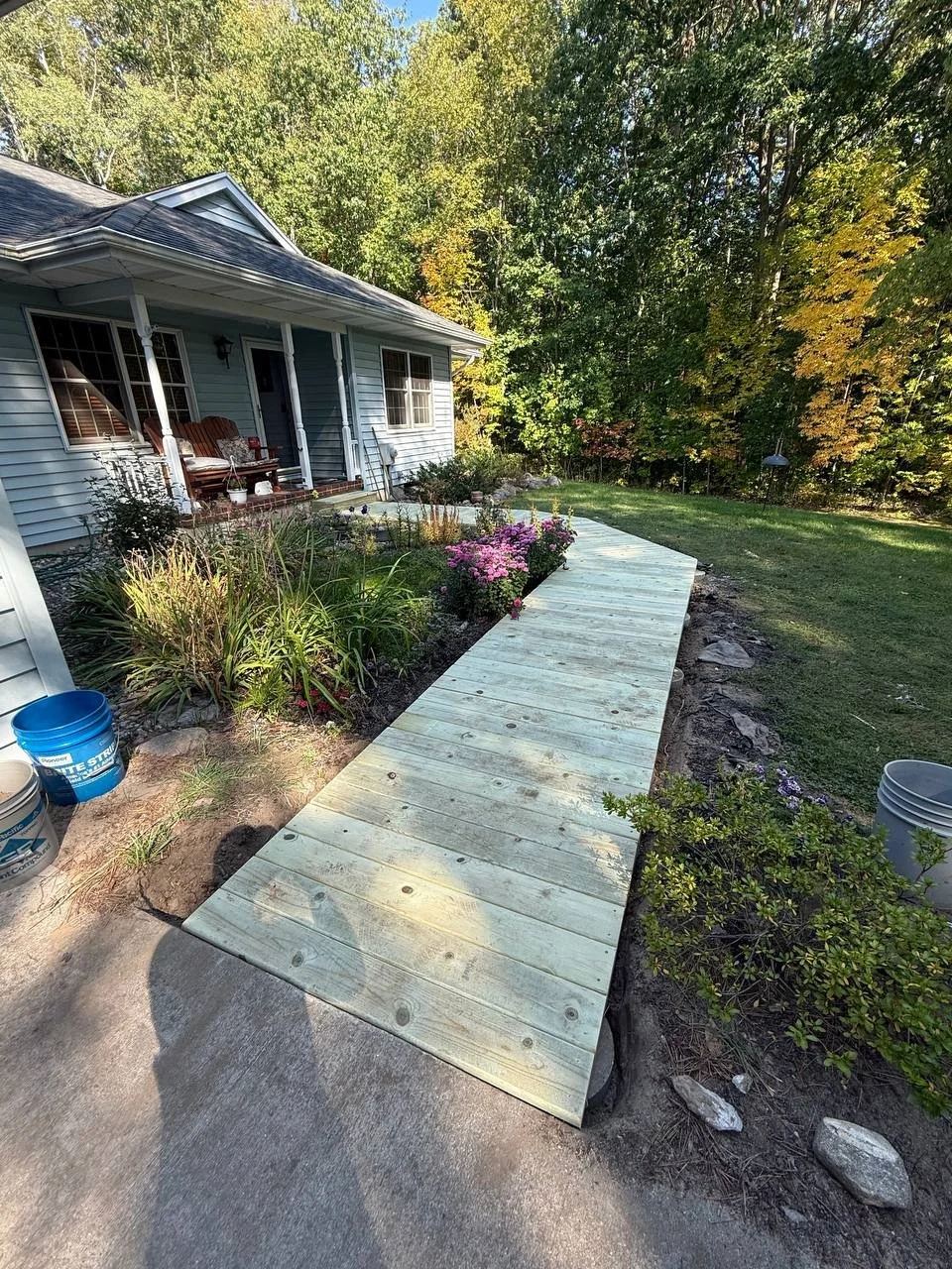 Custom deck project by J & M Group Michigan in Greenville, MI