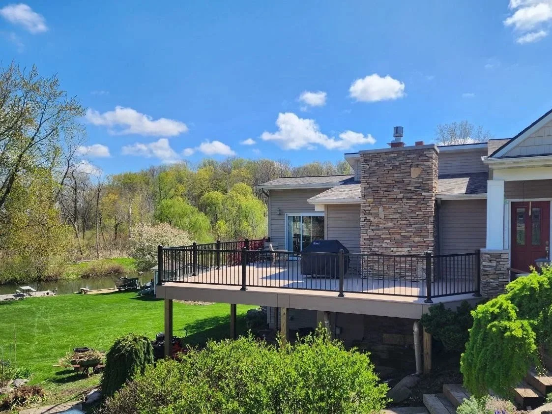 Decking services by J & M Group Michigan in Greenville, MI