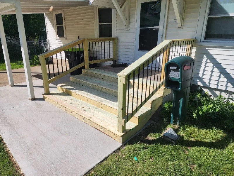 Custom deck project by J & M Group Michigan in Greenville, MI