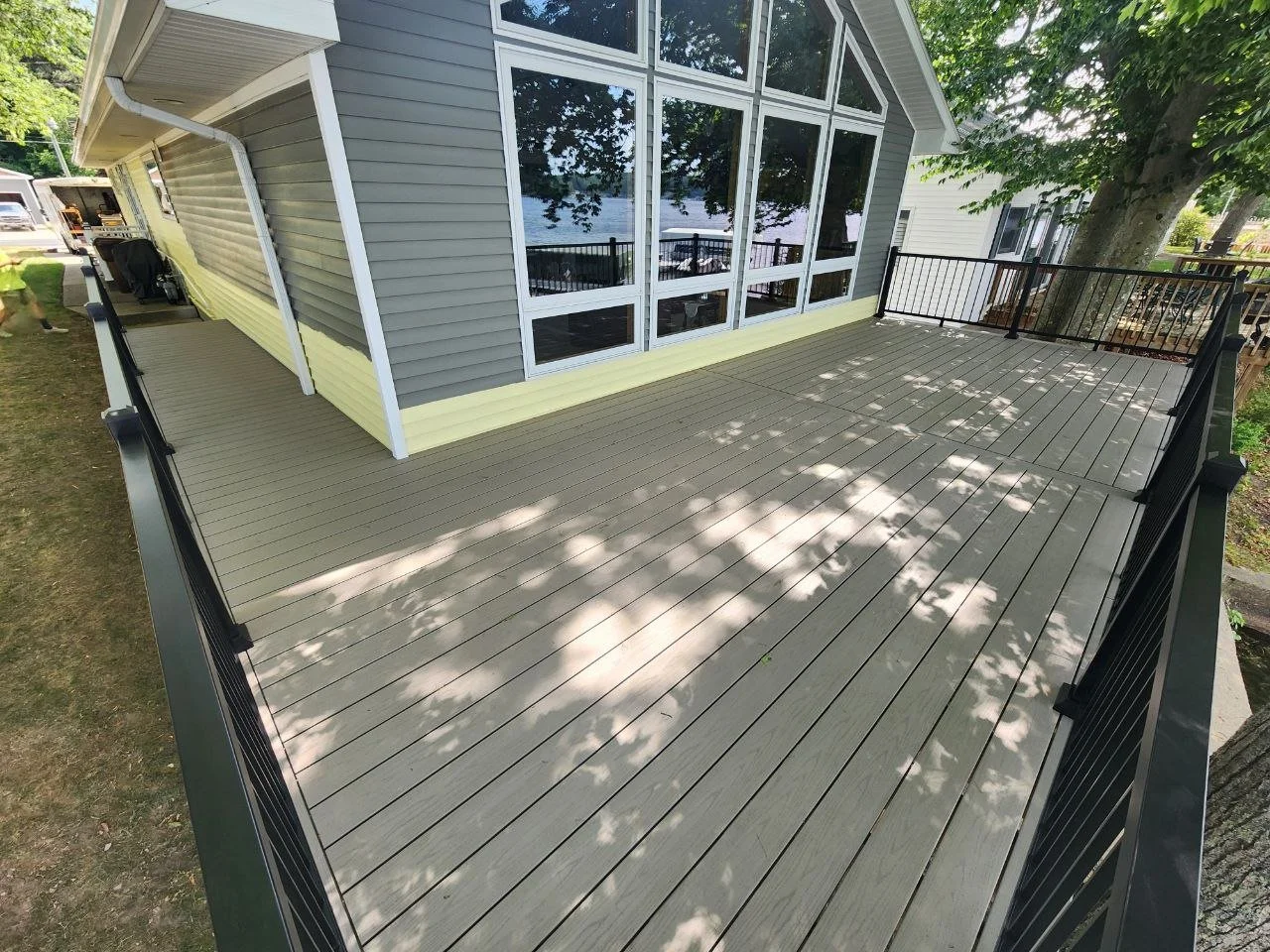 Custom deck project by J & M Group Michigan in Greenville, MI