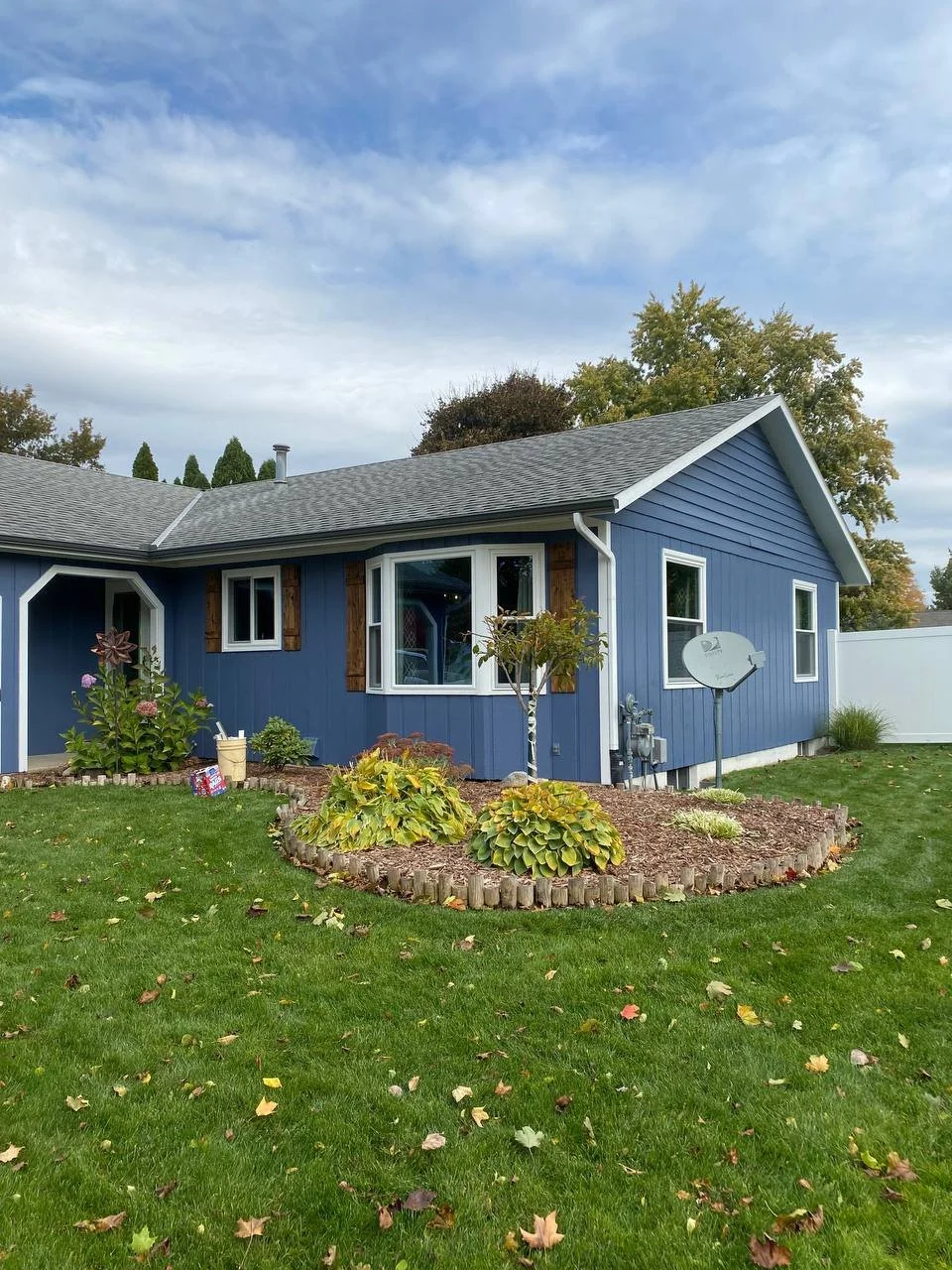 Exterior renovation project by J & M Group Michigan in Greenville, MI