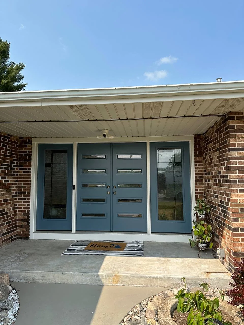 Exterior renovation project by J & M Group Michigan in Greenville, MI