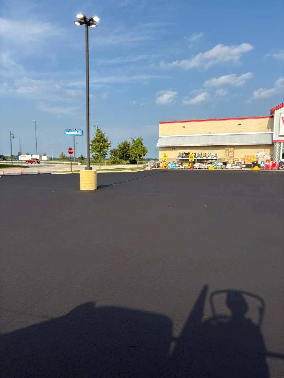 Sealcoating project by J & M Group Michigan in Greenville, MI