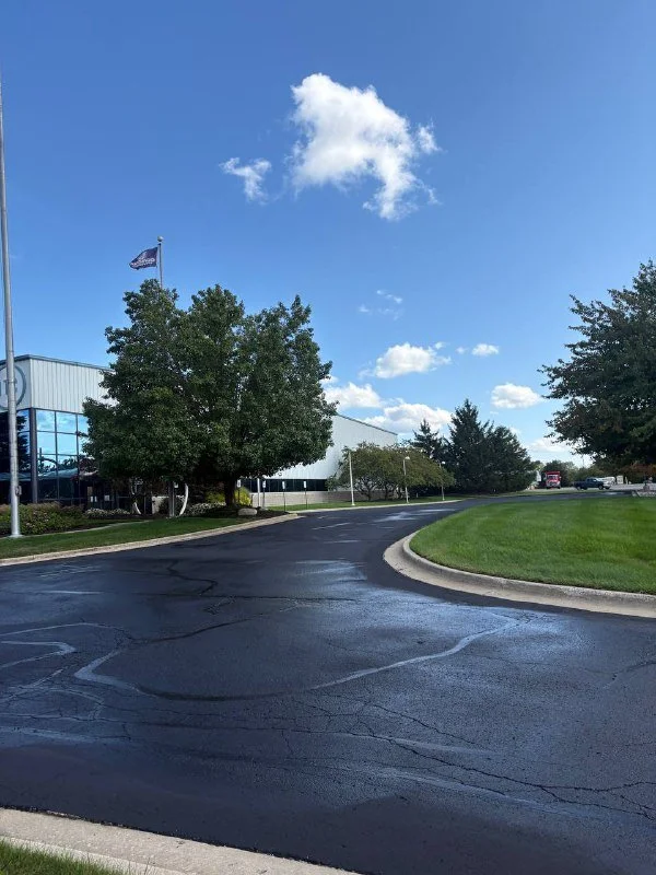 Sealcoating project by J & M Group Michigan in Greenville, MI