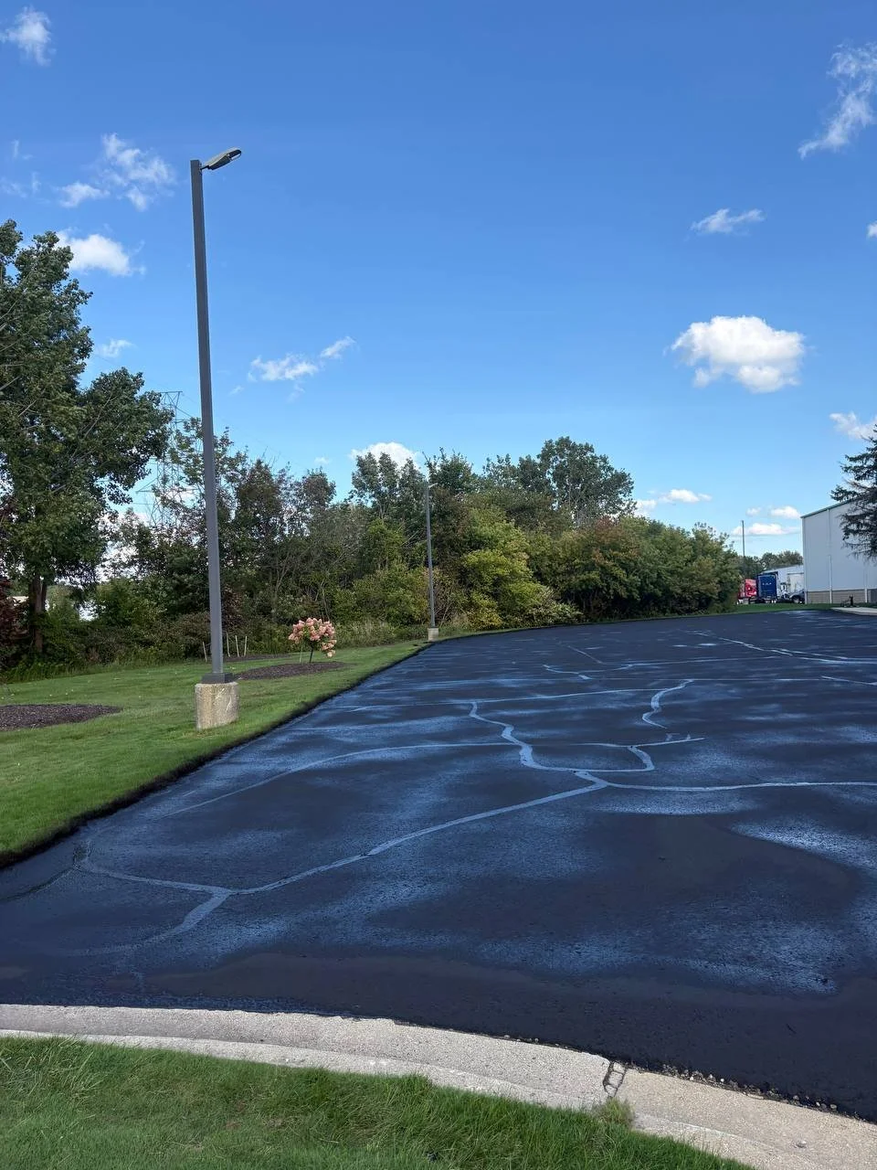 Sealcoating project by J & M Group Michigan in Greenville, MI