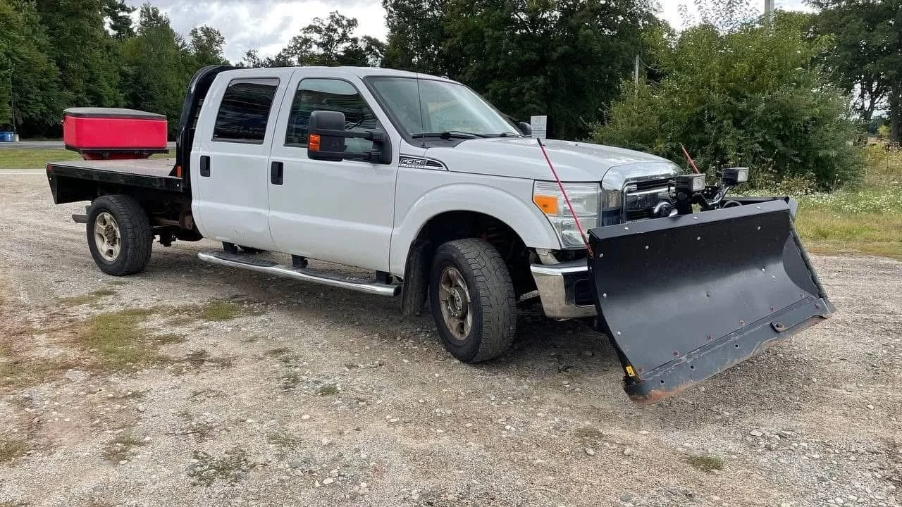 Snow plowing and salting services by J & M Group Michigan in Greenville, MI